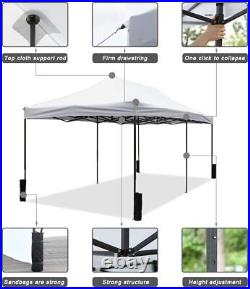 10'x20' Pop UP Wedding Party Canopy Tent Heavy Duty Waterproof Garage Tent withBag