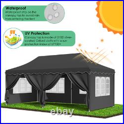 10'x20' Pop UP Wedding Party Tent Waterproof Gazebo Canopy Heavy Duty Outdoor