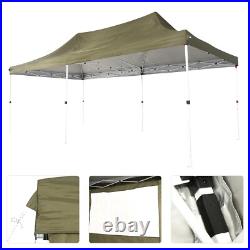 10'x20' Pop Up Canopy Heavy Duty Commercial Instant Tent Waterproof Party Gazebo