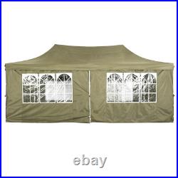 10'x20' Pop Up Canopy Heavy Duty Commercial Instant Tent Waterproof Party Gazebo