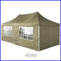 10'x20' Pop Up Canopy Heavy Duty Commercial Instant Tent Waterproof Party Gazebo