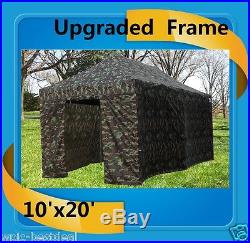 10'x20' Pop Up Canopy Party Tent EZ Camouflage F Model Upgraded Frame