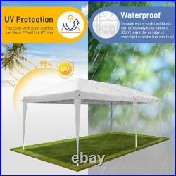 10'x20' Pop Up Canopy Tent Portable Instant Gazebo Party Tent with Carry Bag