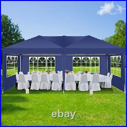 10'x20' Pop Up Canopy Tent with 6 Sidewalls Outdoor Waterproof Commercial Gazebo