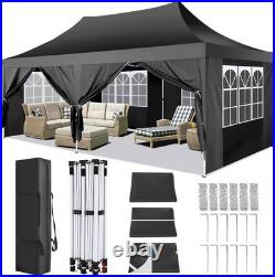 10'x20' Pop Up Canopy Wedding Commercial Heavy Duty Party Tent Gazebo Sidewalls