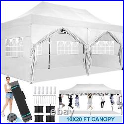 10'x20' Pop Up Canopy Wedding Commercial Heavy Duty Party Tent Gazebo Sidewalls