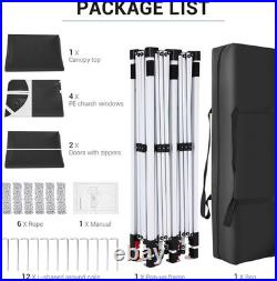 10'x20' Pop Up Canopy Wedding Commercial Heavy Duty Party Tent Gazebo Sidewalls