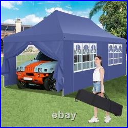 10'x20' Pop Up Canopy Wedding Commercial Heavy Duty Party Tent Gazebo+ Sidewalls