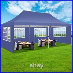 10'x20' Pop Up Canopy Wedding Commercial Heavy Duty Party Tent Gazebo+ Sidewalls