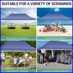 10'x20' Pop Up Canopy Wedding Commercial Heavy Duty Party Tent Gazebo+ Sidewalls