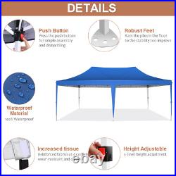 10'x20' Pop Up Canopy Wedding Commercial Heavy Duty Party Tent Gazebo Sidewalls