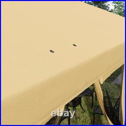 10'x20' Pop Up Party Tent Gazebo Wedding Canopy with 6 Sidewalls, Cream White