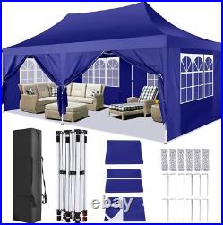10'x20' Pop up Canopy Heavy Duty Party Tent Outdoor Waterproof Commercial Gazebo