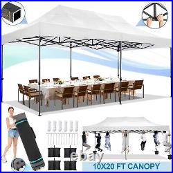 10'x20' Portable Heavy Duty Canopy Garage Tent Carport Car Shelter Steel Frame