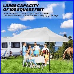 10'x20' Portable Heavy Duty Canopy Garage Tent Carport Car Shelter Steel Frame