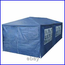 10'x20' Tent Canopy Party Wedding Outdoor Patio Gazebo Removable Wall Cater Blue