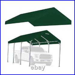 10'x20' Upgraded Carport Replacement Top Canopy Cover for Car 10x20 Green