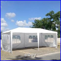 10'x20' Wedding Party Canopy Tent Outdoor Gazebo With Six Removable Sidewalls