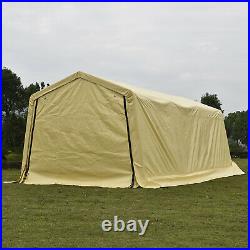 10'x20'x8' Carport Canopy Storage Shed Auto Tent Car Shelter with Steel Frame