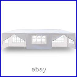 10'x30' 20' Canopy Tent Party Outdoor Wedding Tent Pavilion Cater White US