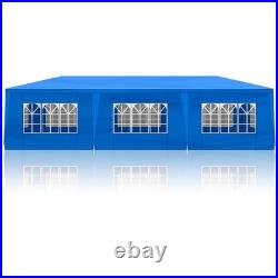 10'x30' Blue Waterproof Party Tent with8 Removable Sidewalls for Wedding Outdoor