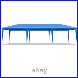 10'x30' Blue Waterproof Party Tent with8 Removable Sidewalls for Wedding Outdoor