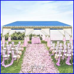 10'x30' Blue Waterproof Party Tent with8 Removable Sidewalls for Wedding Outdoor