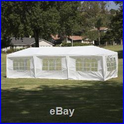 10'x30'Canopy Party Wedding Outdoor Tent Gazebo Pavilion Cater Events with 5 Walls