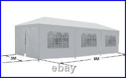 10'x30'Canopy Tent Party Wedding Outdoor Tent Heavy Duty Pavilion Events/ White