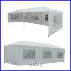 10'x30'FT Party Wedding Patio Tent Canopy Heavy Duty Pavilion Event Gazebo White