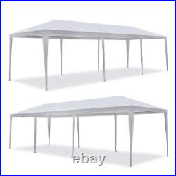 10'x30' Gazebo Canopy Wedding Party Tent Events 8 Removable Walls White Outdoor