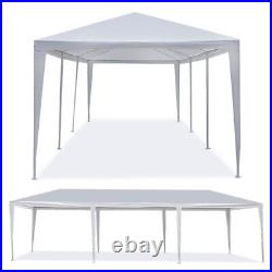 10'x30' Gazebo Canopy Wedding Party Tent Events 8 Removable Walls White Outdoor