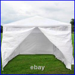 10'x30' Gazebo Canopy Wedding Party Tent Events 8 Removable Walls White Outdoor