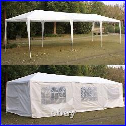 10'x30' Gazebo Canopy Wedding Party Tent Events 8 Removable Walls White Outdoor