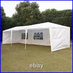 10'x30' Gazebo Canopy Wedding Party Tent Events 8 Removable Walls White Outdoor