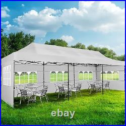 10'x30' Heavy Duty EZ Pop Up Canopy Commercial Instant Tent Outdoor Party Gazebo