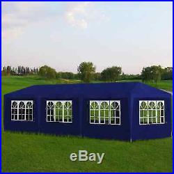 10'x30' Outdoor Canopy Party Wedding Tent Heavy duty Gazebo garden barbecue Blue