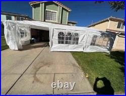 10'x30' Outdoor Gazebo Canopy Tent Wedding Party Tent Patio /w 8 Removable Walls