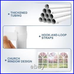 10'x30' Party Tent Waterproof Outdoor Event Canopy White Gazebo with 8 Sidewalls