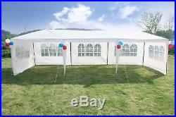 10'x30' Party Tent Wedding Canopy Improved Metal Frame Outdoor Gazebo With 5 sides