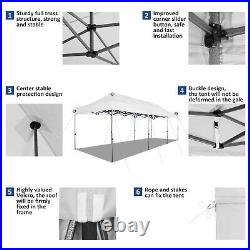 10'x30' Pop up Canopy Heavy Duty Commercial Tent Party Wedding Sun Shade Gazebo