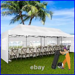 10'x30' Pop up Canopy Heavy Duty Commercial Tent Party Wedding Sun Shade Gazebo