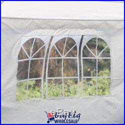 10'x30' White Heavy Duty Party Wedding Outdoor Patio Canopy Gazebo Tent Windows