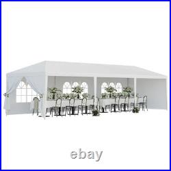 10'x30' White Outdoor Gazebo Canopy Wedding Party Tent 8 Removable Walls 8