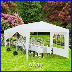 10'x30' White Outdoor Gazebo Canopy Wedding Party Tent 8 Removable Walls 8