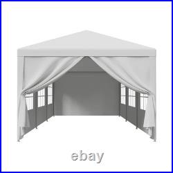 10'x30' White Outdoor Gazebo Canopy Wedding Party Tent 8 Removable Walls 8