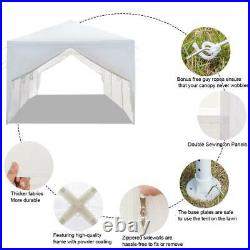 10'x30' White Outdoor Gazebo Canopy Wedding Party Tent 8 Removable Walls 8 US