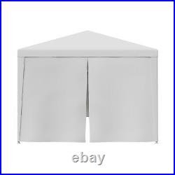 10'x30' White Wedding Party Tent Gazebo Canopy Tent Shelter withRemovable Sidewall