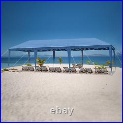 1030ft Outdoor Oxford Fabric Canopy with 8 Sidewalls for Big Parties Blue