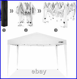 10FTx10FT Pop Up Canopy Folding Shed Tent Outdoor Anti UV Waterproof Instant